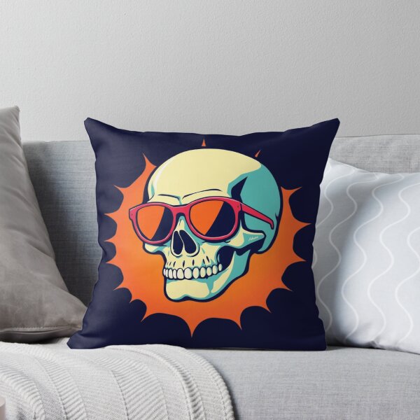 Item preview, Retro Sunglasses Skull Starburst Art designed and sold by ERODED SELF.