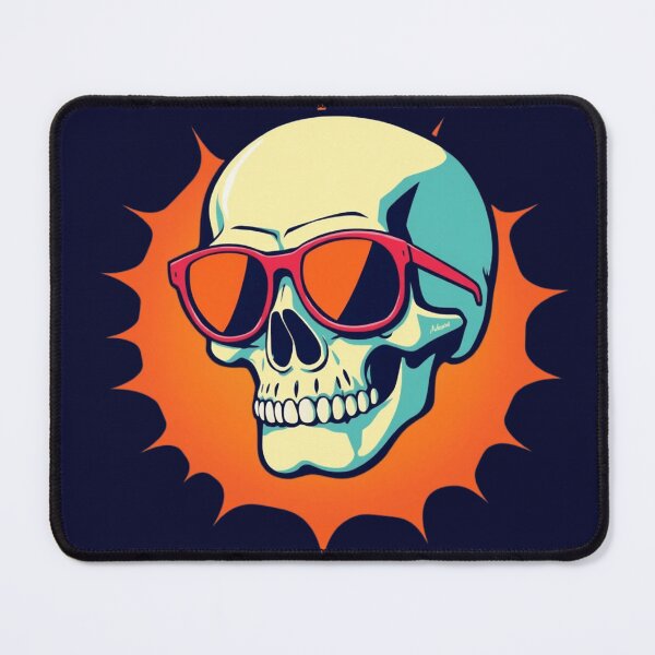 Item preview, Retro Sunglasses Skull Starburst Art designed and sold by ERODED SELF.