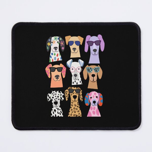Item preview, Cool Dogs Wearing Sunglasses Colorful Pattern designed and sold by Krasnovaovaova.