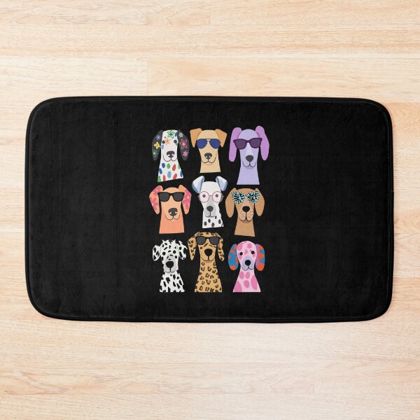 Item preview, Cool Dogs Wearing Sunglasses Colorful Pattern designed and sold by Krasnovaovaova.