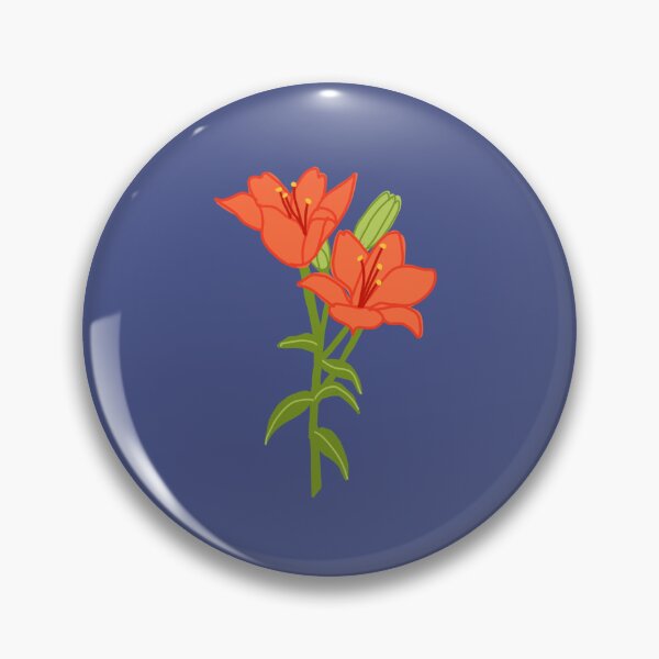 Item preview, Lillies and a pop of blue designed and sold by KernKreations.