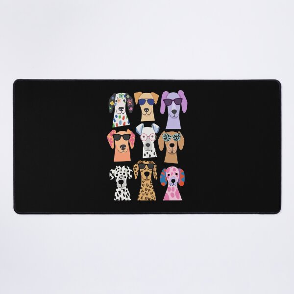 Item preview, Cool Dogs Wearing Sunglasses Colorful Pattern designed and sold by Krasnovaovaova.