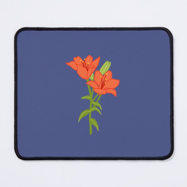 Item preview, Lillies and a pop of blue designed and sold by KernKreations.