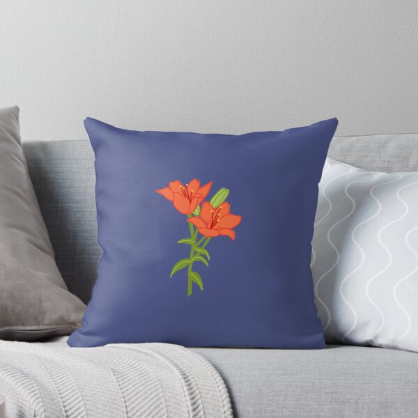 Item preview, Lillies and a pop of blue designed and sold by KernKreations.
