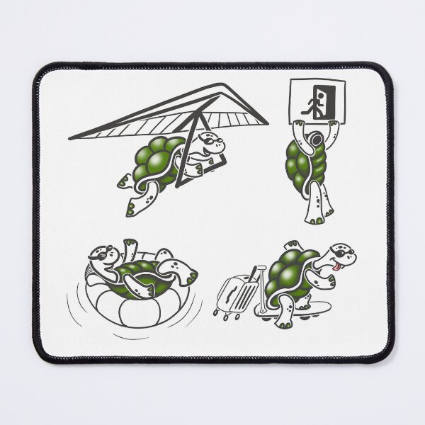 Item preview, Slow Flight Line Art Turtle designed and sold by Samaya-.