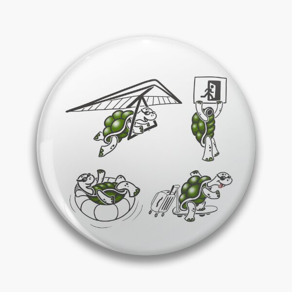 Item preview, Slow Flight Line Art Turtle designed and sold by Samaya-.