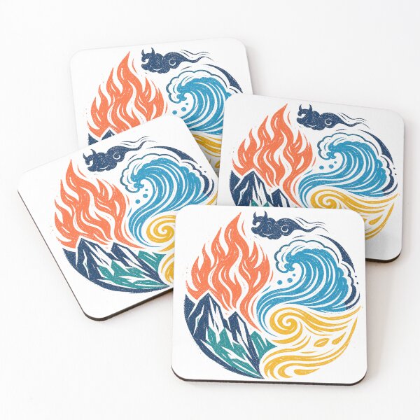 Item preview, Four Elements Balance — Avatar Airbender Inspired designed and sold by Atlant11.