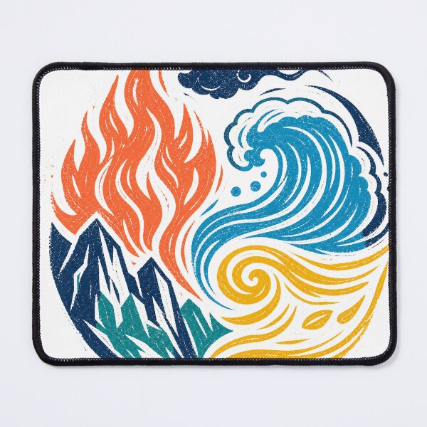 Item preview, Four Elements Balance — Avatar Airbender Inspired designed and sold by Atlant11.