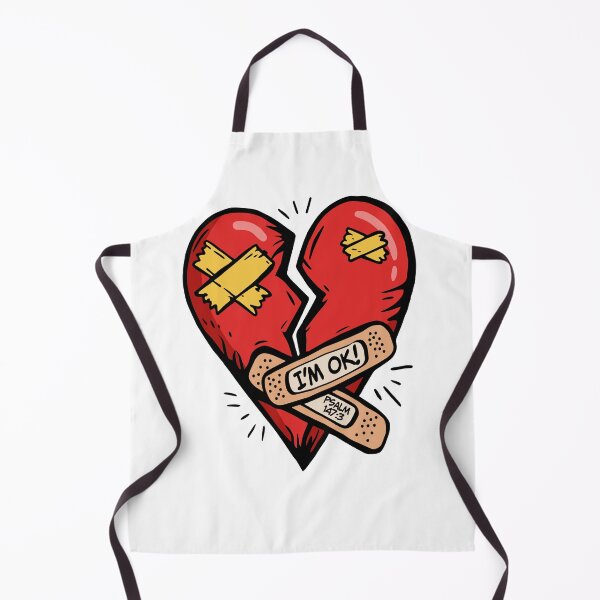 Item preview, Im OK Broken Heart Bandage Faith Hope Graphic designed and sold by Krasnovaovaova.