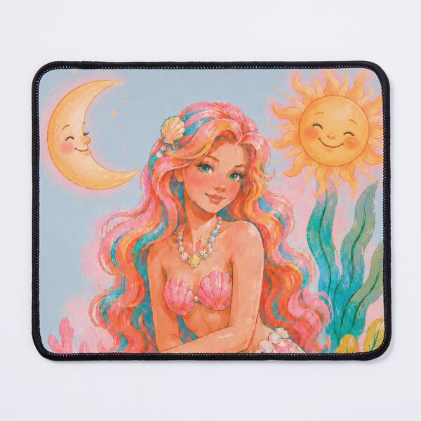 Item preview, Sun and Moon Mermaid Blush designed and sold by scicilysimonee.