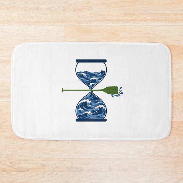 Item preview, Ocean Waves Hourglass Paddle Serene Kayaking Scene designed and sold by chattsuede.
