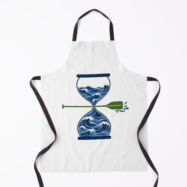 Item preview, Ocean Waves Hourglass Paddle Serene Kayaking Scene designed and sold by chattsuede.
