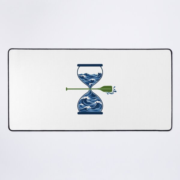 Item preview, Ocean Waves Hourglass Paddle Serene Kayaking Scene designed and sold by chattsuede.