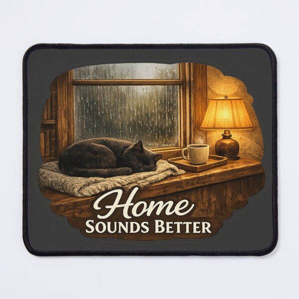 Item preview, Home Sounds Better designed and sold by QuietNovaShop.