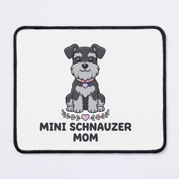 Item preview, Cute Mini Schnauzer Mom Dog designed and sold by Oddly Cozy Studio.
