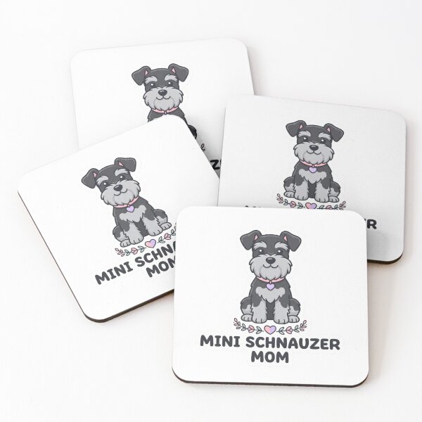 Item preview, Cute Mini Schnauzer Mom Dog designed and sold by Oddly Cozy Studio.