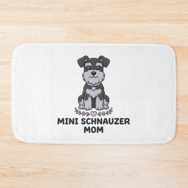 Item preview, Cute Mini Schnauzer Mom Dog designed and sold by Oddly Cozy Studio.