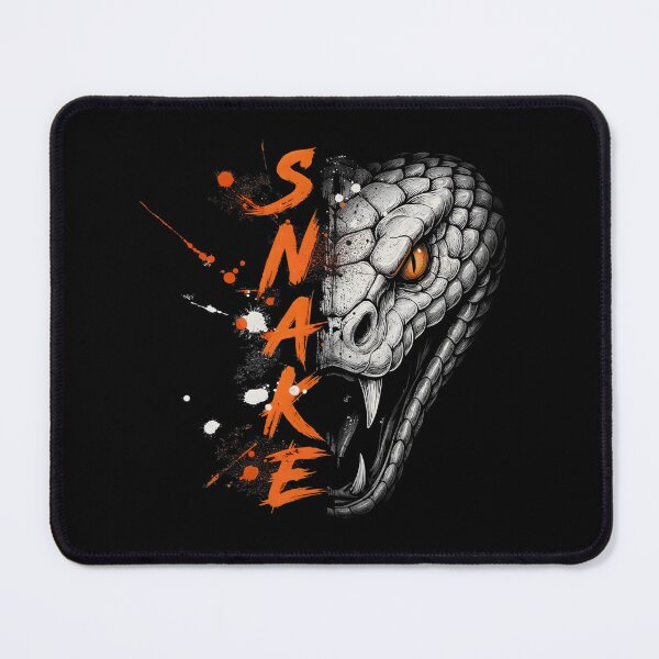 Item preview, Snake Brush Calligraphy Paint Splatter Glowing Reptile Eye designed and sold by Enea Kelo.
