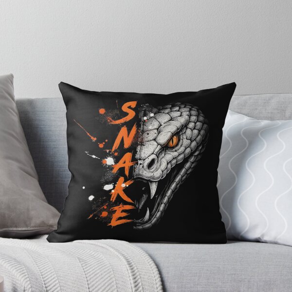 Item preview, Snake Brush Calligraphy Paint Splatter Glowing Reptile Eye designed and sold by Enea Kelo.