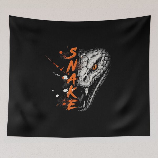 Item preview, Snake Brush Calligraphy Paint Splatter Glowing Reptile Eye designed and sold by Enea Kelo.