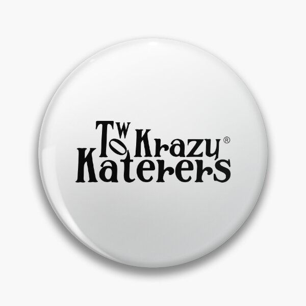 Item preview, Two Krazy Katerers Black Monochromatic Logo designed and sold by Tromler.