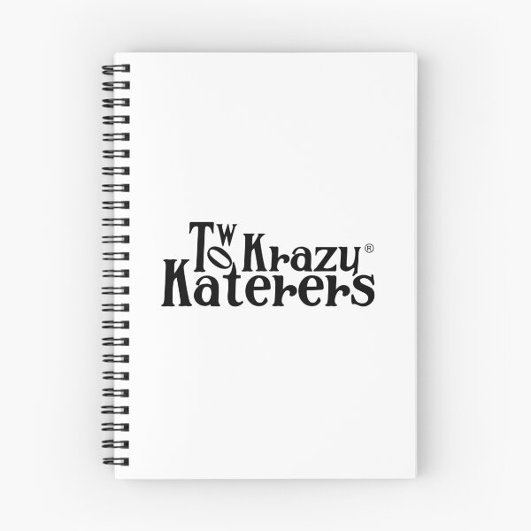 Item preview, Two Krazy Katerers Black Monochromatic Logo designed and sold by Tromler.