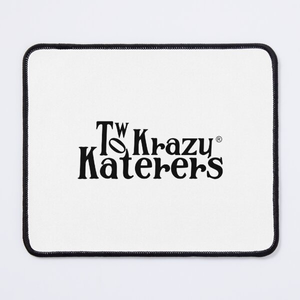 Item preview, Two Krazy Katerers Black Monochromatic Logo designed and sold by Tromler.