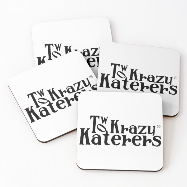 Item preview, Two Krazy Katerers Black Monochromatic Logo designed and sold by Tromler.