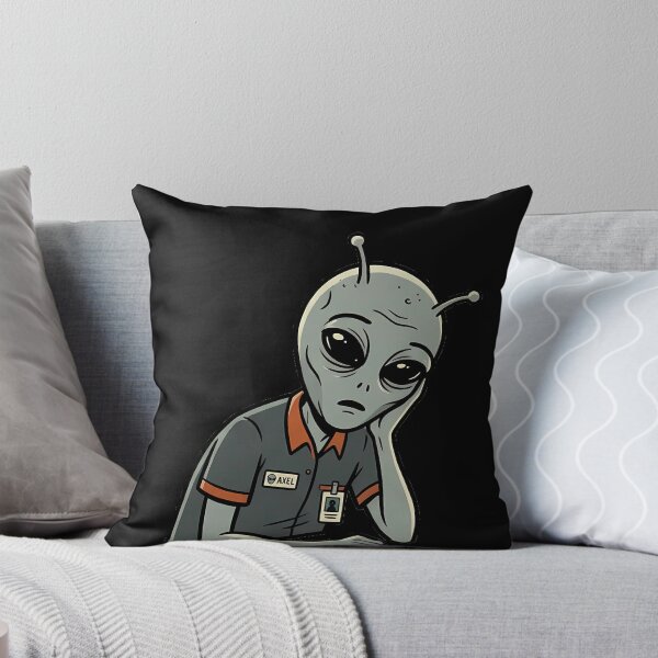 Item preview, Tired Alien Office Worker Funny Bored Employee Design designed and sold by OddySpud.apparel.