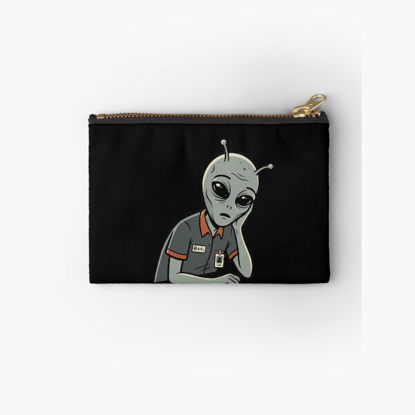 Item preview, Tired Alien Office Worker Funny Bored Employee Design designed and sold by OddySpud.apparel.