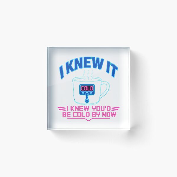 Item preview, Cold By Now Coffee Synthwave Quote For Office Humor designed and sold by chattsuede.