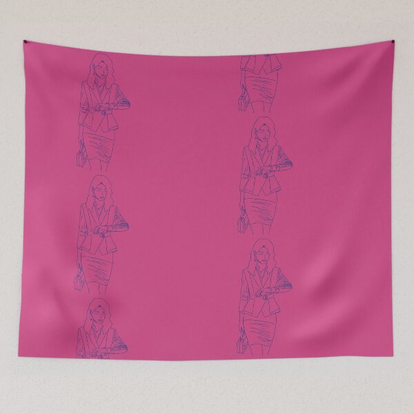 Item preview, Stylish Businesswoman Checking Watch Art Print designed and sold by KaleChub.