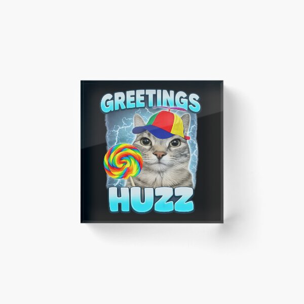 Item preview, greetings huzz designed and sold by itswallcraft.