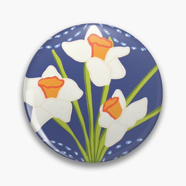 Item preview, Daffodils repeat pattern designed and sold by KernKreations.