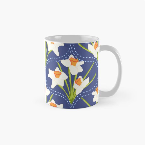 Item preview, Daffodils repeat pattern designed and sold by KernKreations.