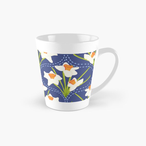 Item preview, Daffodils repeat pattern designed and sold by KernKreations.