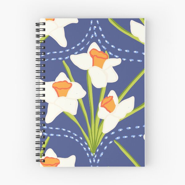 Item preview, Daffodils repeat pattern designed and sold by KernKreations.