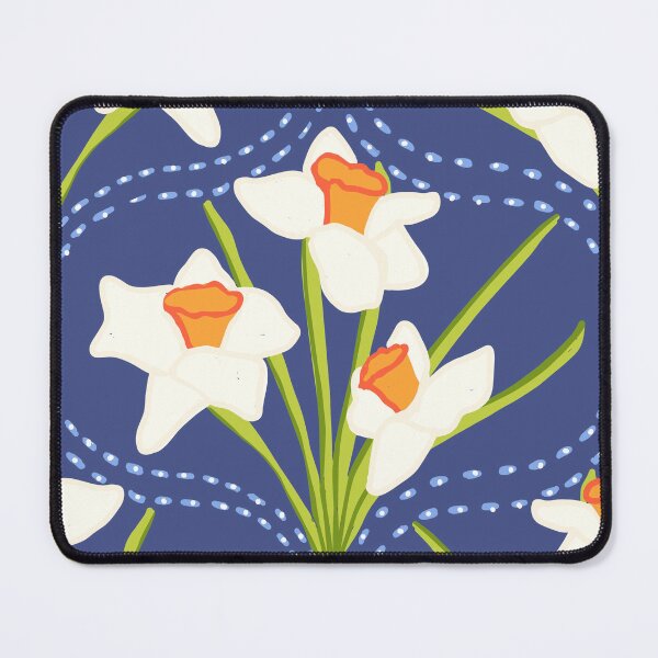 Item preview, Daffodils repeat pattern designed and sold by KernKreations.
