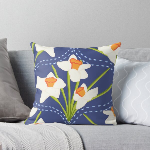 Item preview, Daffodils repeat pattern designed and sold by KernKreations.