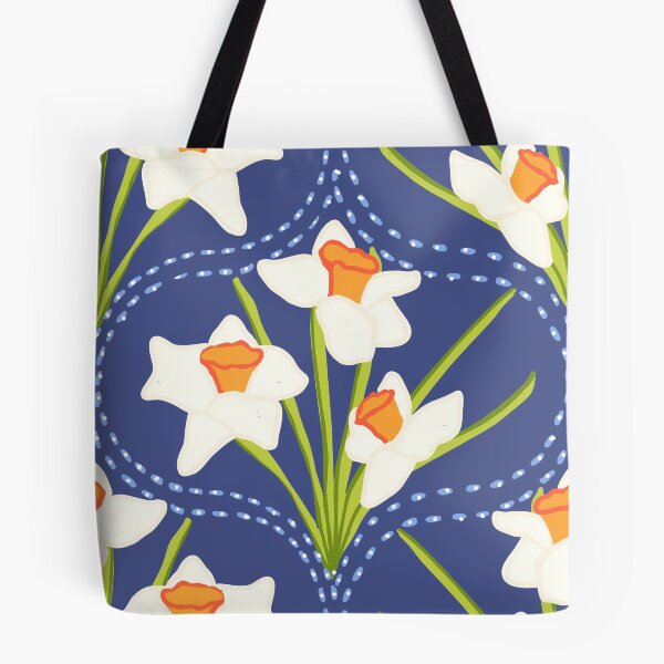 Item preview, Daffodils repeat pattern designed and sold by KernKreations.