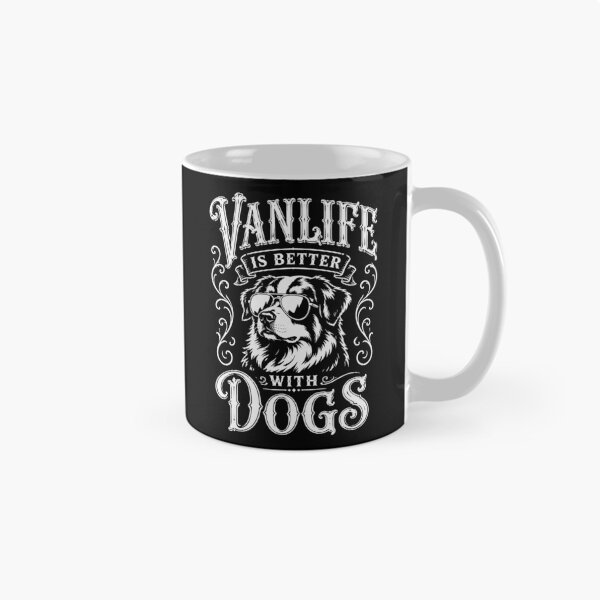 Item preview, VANLIFE Is Better With Dogs Australian Shepherd Van Life Adventure Design designed and sold by VANLIFE..