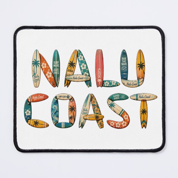 Item preview, Nalu Coast Surfboard Lettering | Hawaiian Surf Style | Beach Design  designed and sold by Nalu Coast.