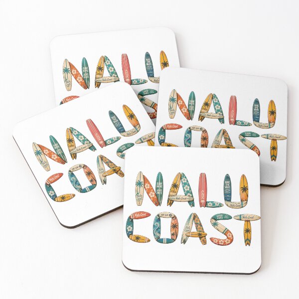 Item preview, Nalu Coast Surfboard Lettering | Hawaiian Surf Style | Beach Design  designed and sold by Nalu Coast.