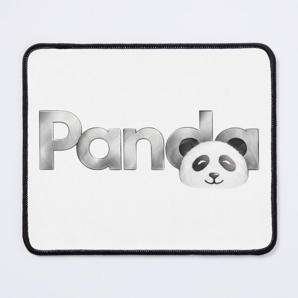 Item preview, Elegant Metallic Panda Logo – Minimalist Animal Design for Modern Style designed and sold by Psycho-Crazy.