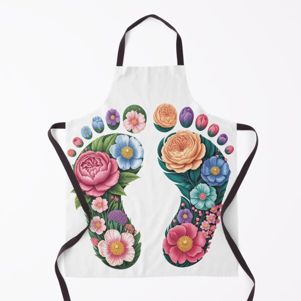 Item preview, Floral Foot Imprints designed and sold by jkrphoto.