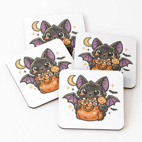 Item preview, Cute Halloween Bat with Candy – Spooky Trick or Treat Design designed and sold by MentShop1.