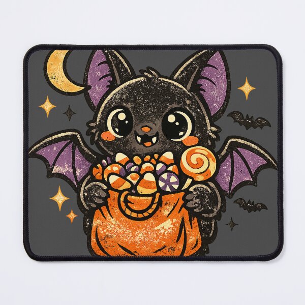 Item preview, Cute Halloween Bat with Candy – Spooky Trick or Treat Design designed and sold by MentShop1.