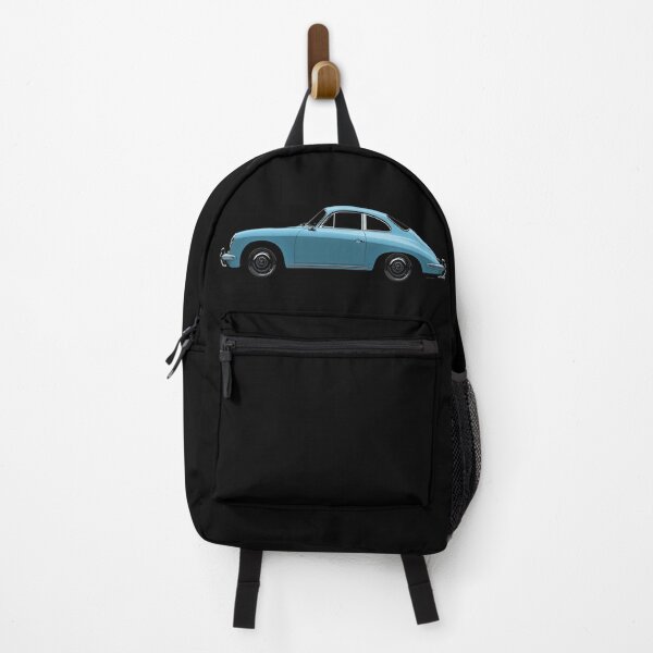 Item preview, Blue Porsche 356 side illustration designed and sold by blackdogshop.