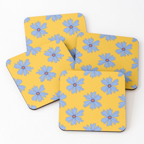 Item preview, Yellow cornflower pattern designed and sold by KernKreations.