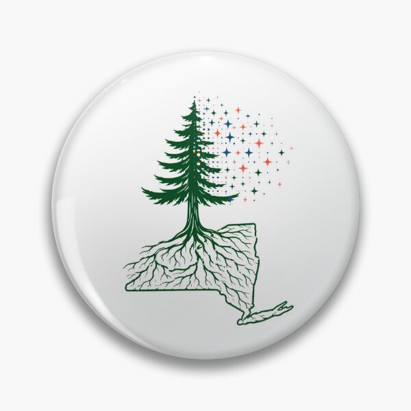 Item preview, New York Pine Roots Whimsical Nature Lover designed and sold by chattsuede.